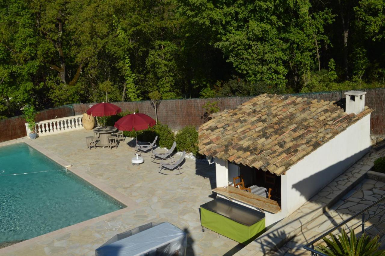 Villa Jalna Chambre, Suites Et Appartement Roquefort-les-Pins Zewnętrze zdjęcie